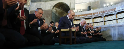 Cumhurbaşkanı Erdoğan: Ayasofya'nın dirilişi mübarek olsun