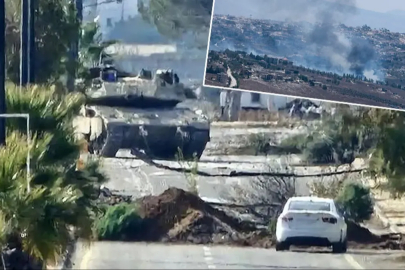 Katil İsrail hem Suriye'ye hem Lübnan'a saldırdı! Karadan girdiler