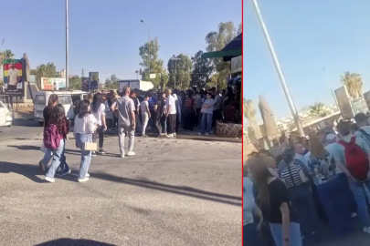 İsrail destekçisi gruptan çirkin provokasyon! Şam'a giden öğrencilerin yolunu kestiler