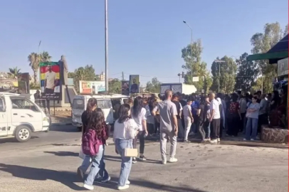 İsrail destekçisi gruptan çirkin provokasyon! Şam'a giden öğrencilerin yolunu kestiler