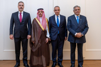 Türkiye-Mısır-Pakistan-Suudi Arabistan Dışişleri Bakanları Toplantısı düzenlendi