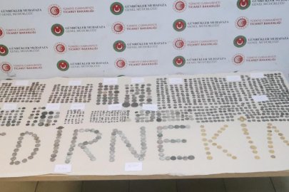 Edirne'deki sınır kapılarında 7 bin 160 parça tarihi eser ele geçirildi
