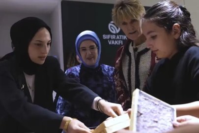 Emine Erdoğan, Diana Carney ile Sıfır Atık Vakfını ziyaret etti