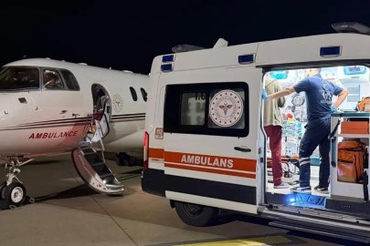 Ambulans uçak ve helikopter peş peşe havalandı